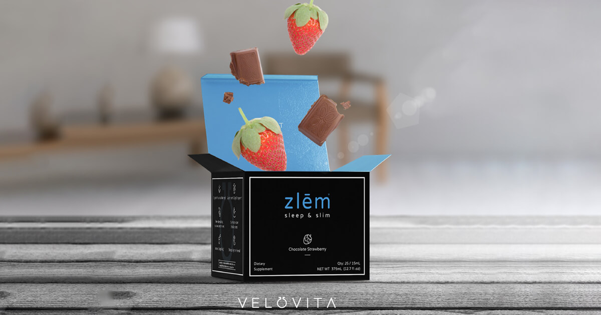 The new chocolate strawberry flavor of Zlēm
